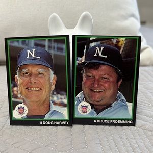 Doug Harvey 1988 Umpires #1 and Bruce Froemming 1988 Umpires #11